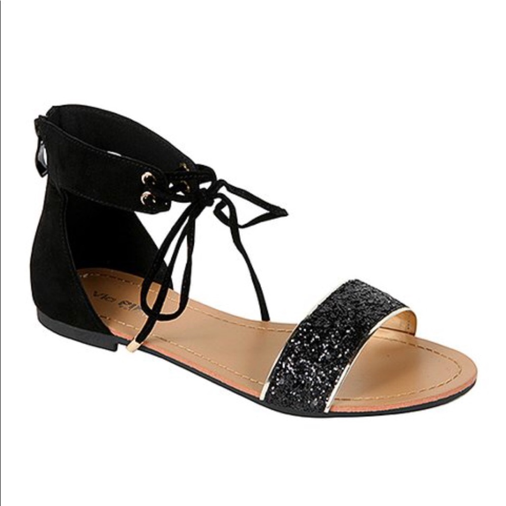 Glitter Open Toe Sandal