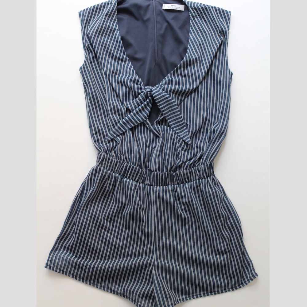 Mango Striped Romper