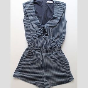 Mango Striped Romper