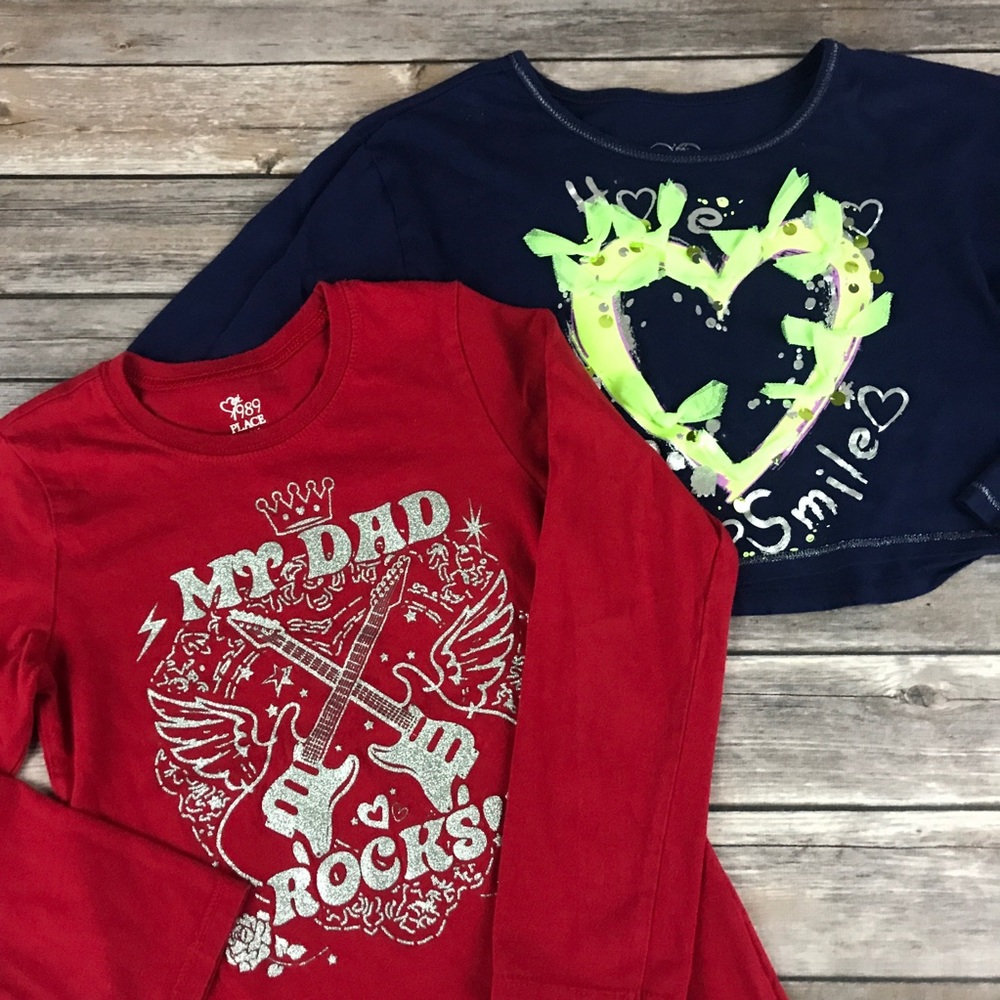 Children’s Place & Justice Long Sleeve Tops