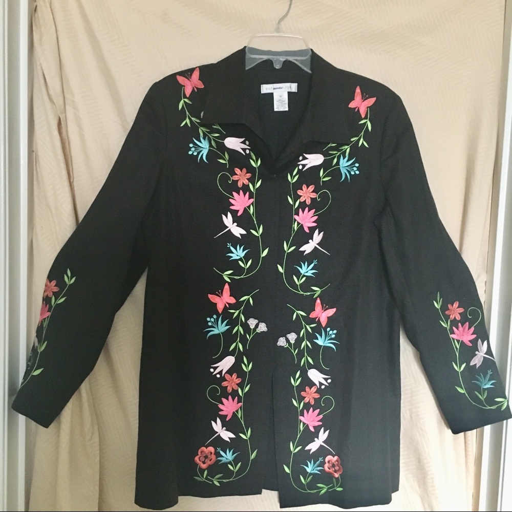 Pursuit embroidered jacket