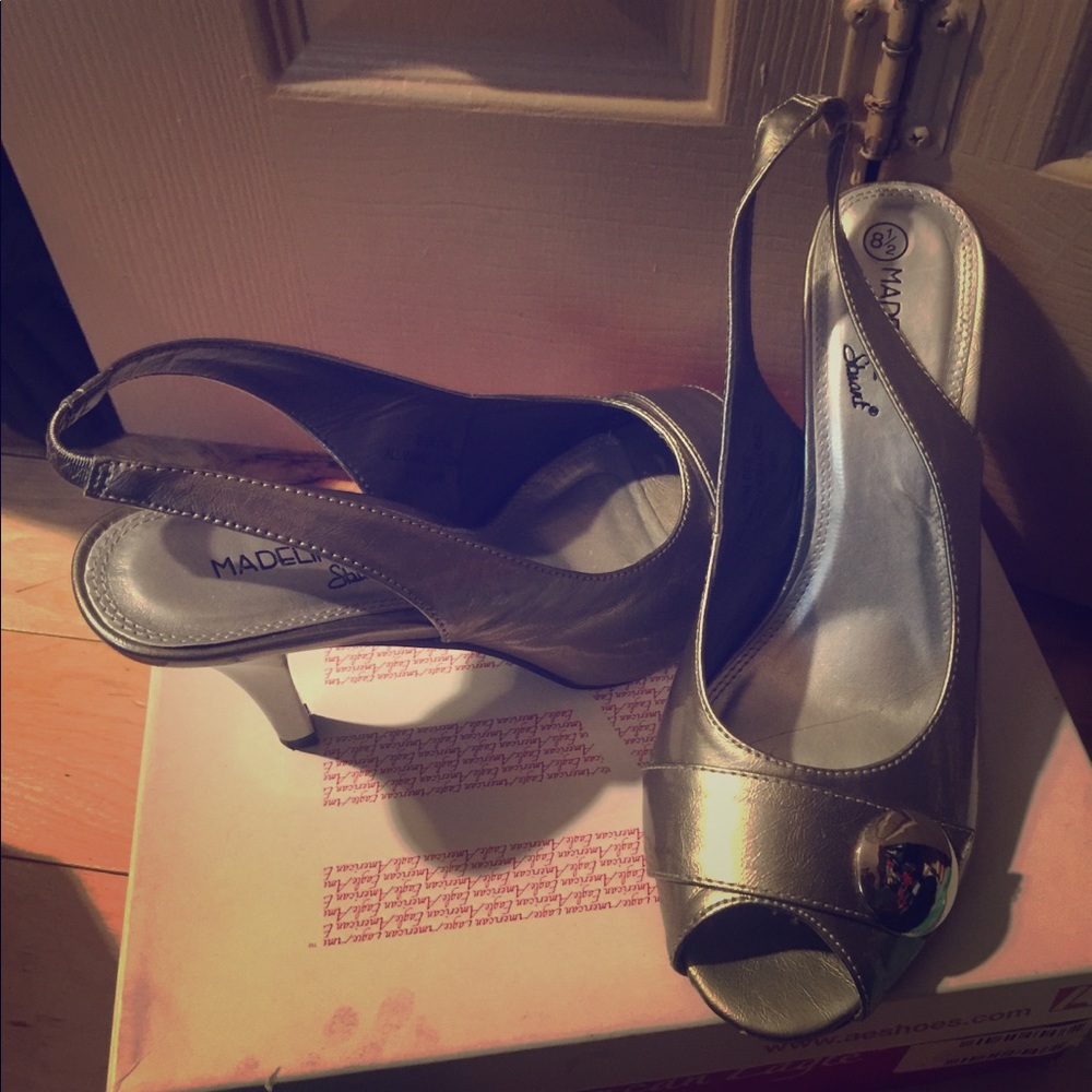 Silver heels