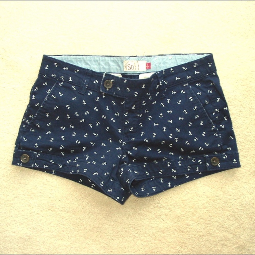 Nautical Shorts - Anchor print ***3 for $10*** - Picture 1 of 4