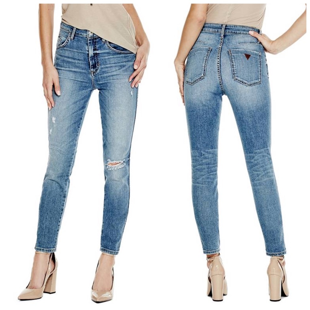 Guess Super High Rise Skinny Jeans