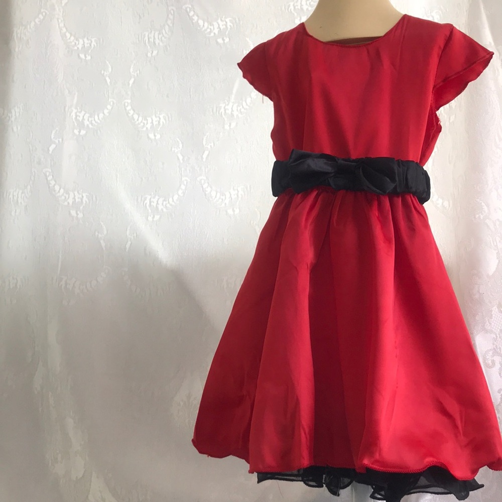 Red Holiday Girls Dress