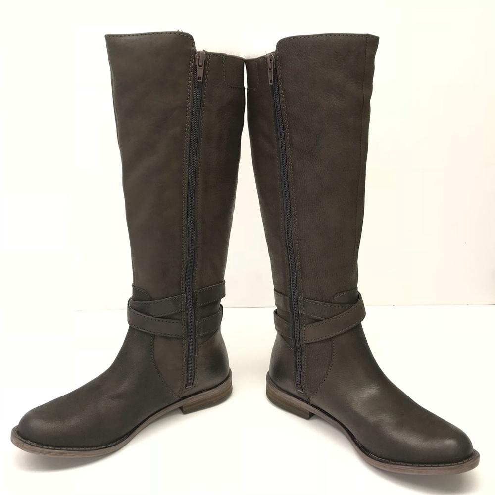 Lucky Brand Women's Ostrand Buckle Boot Brown - Picture 4 of 6