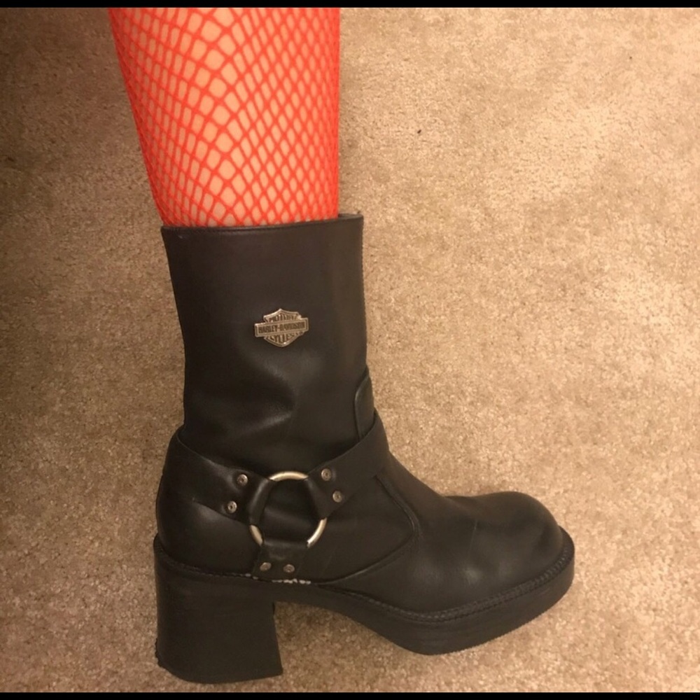 VINTAGE harley davidson boots