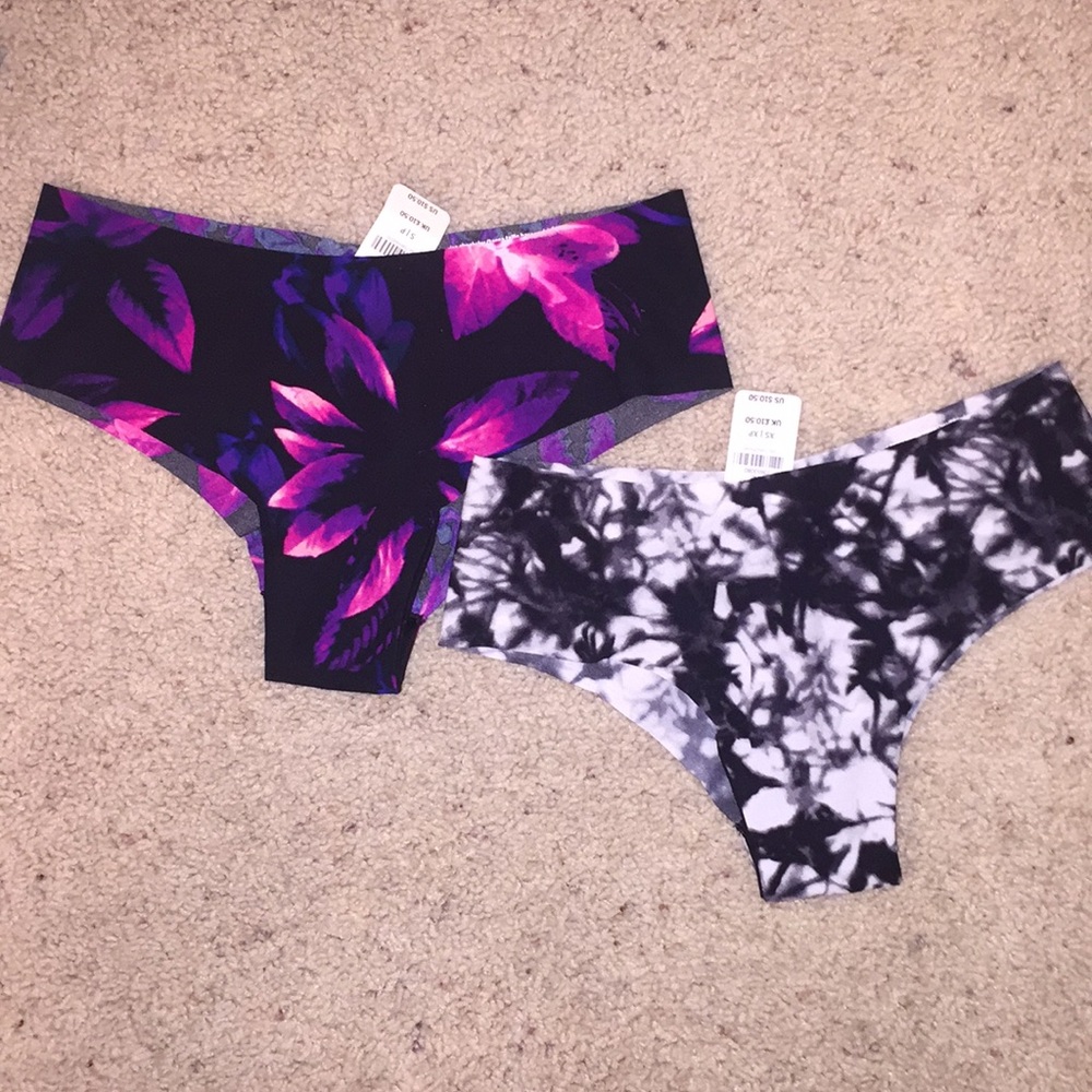 PINK low rise cheekster underwear set NWT