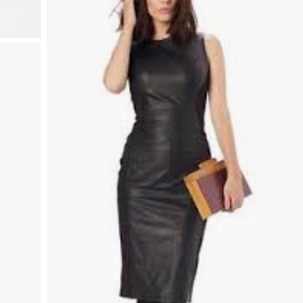 Genuine leather French Connection dress