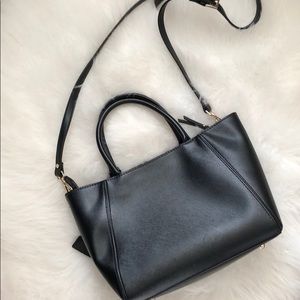 Black structured purse