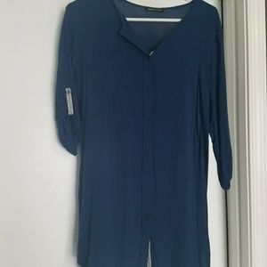 Button up longer shirt/dress.