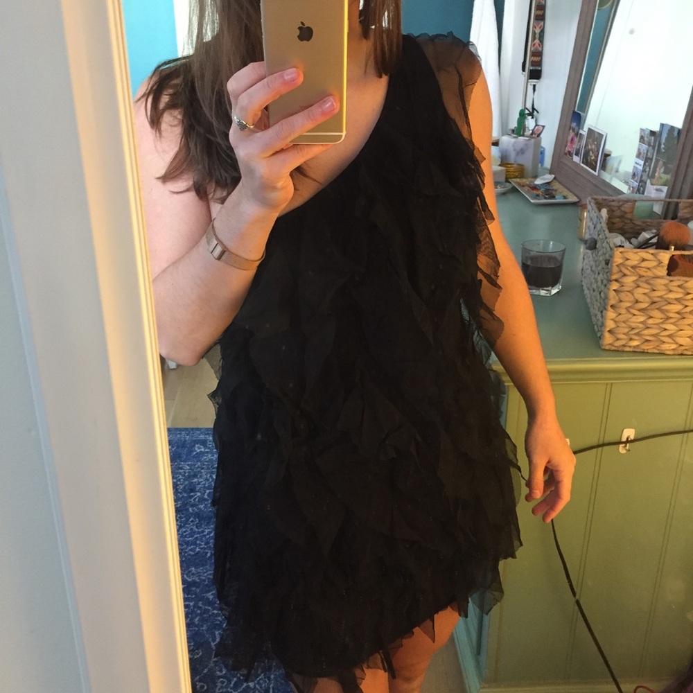 Off Shoulder Ruffle Dress