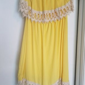 Yellow dress