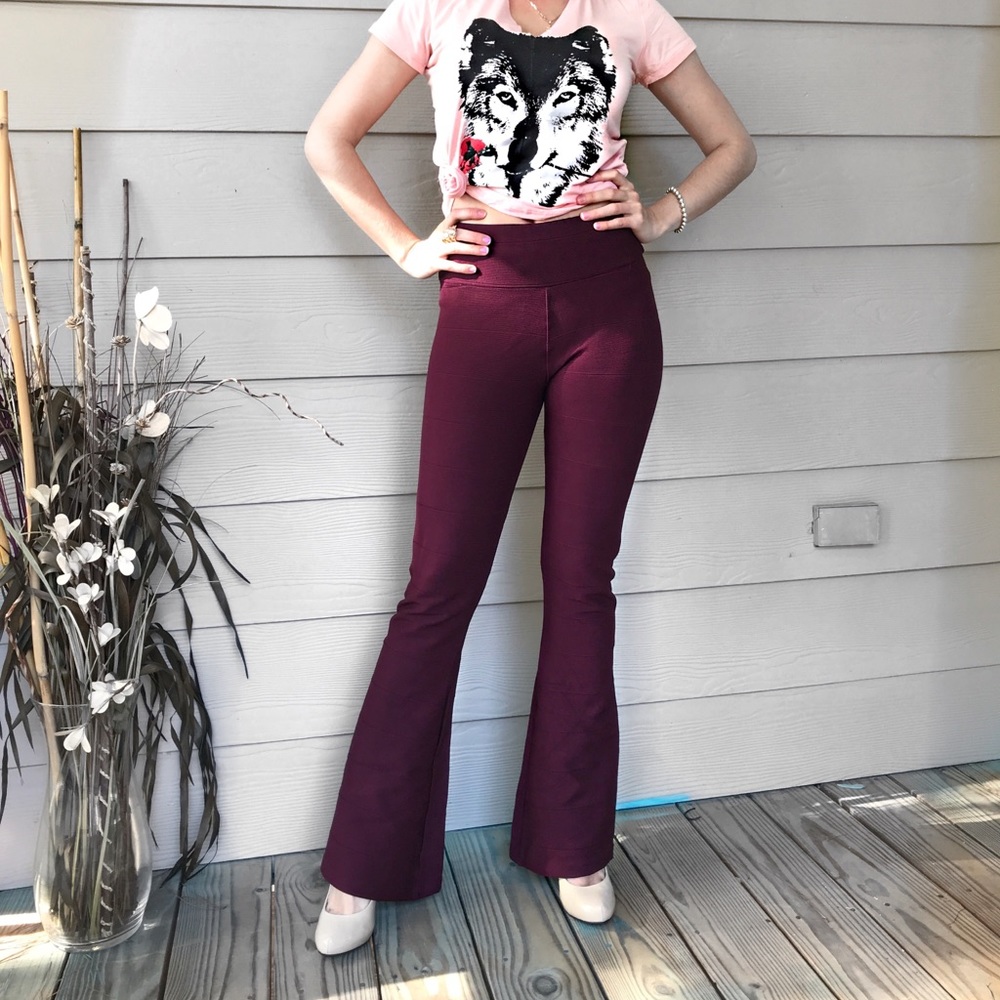 Red pants that fits perfectly