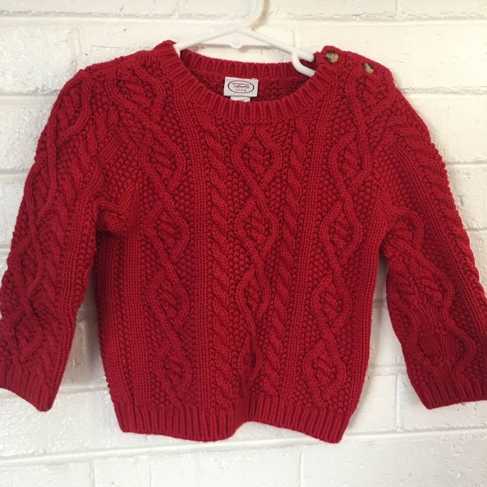 Talbots Boys cable knit sweater size 24m