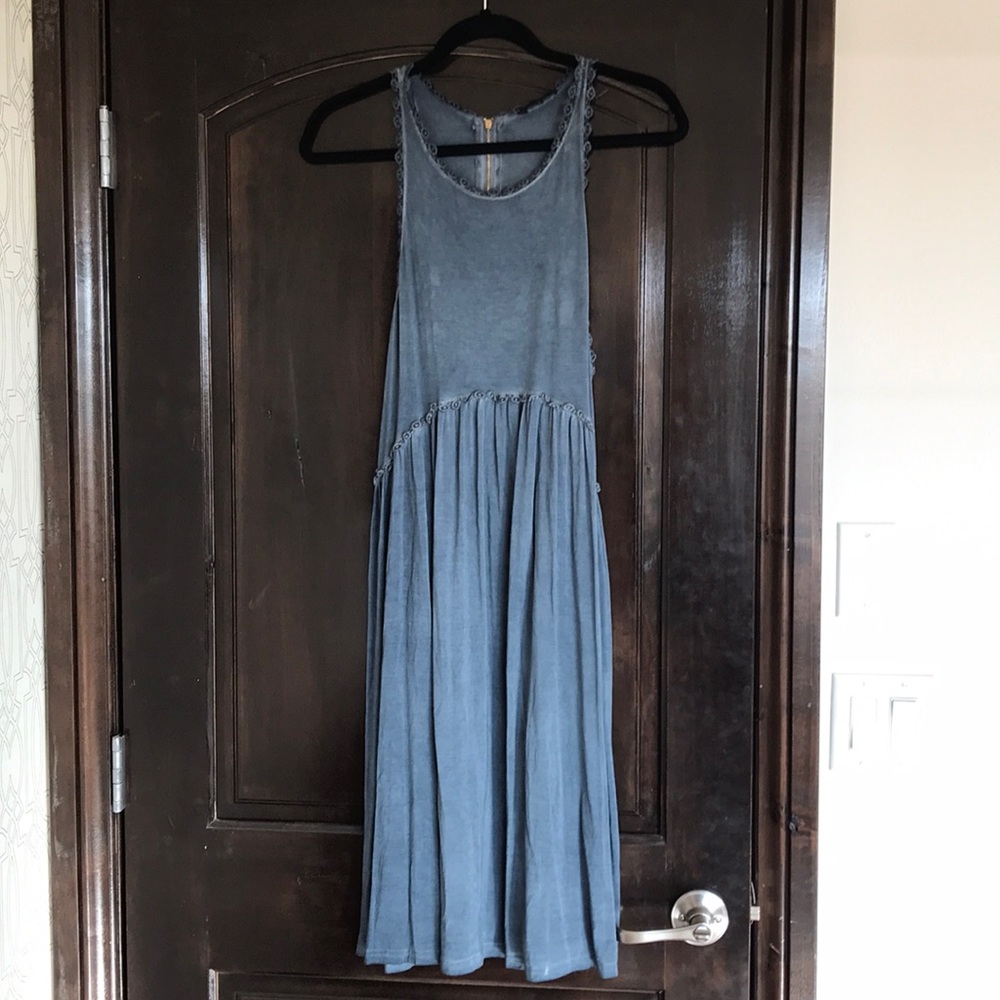 Camilla Baby Doll Dress midnight blue racer back