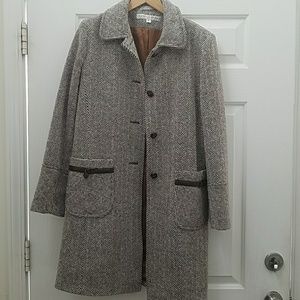 Larry Levine Wool Dress Coat