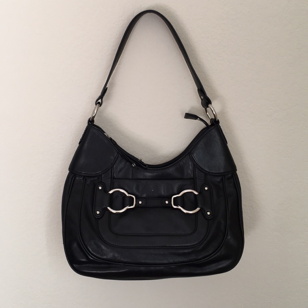 Cole Haan Stephanie F05 Hobo Handbag Black