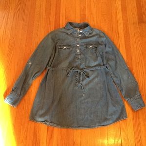 Denim Maternity Shirt