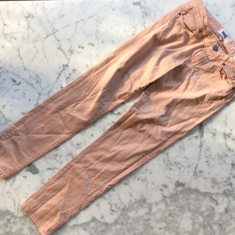 Paige Denim Pink Skinny Pants