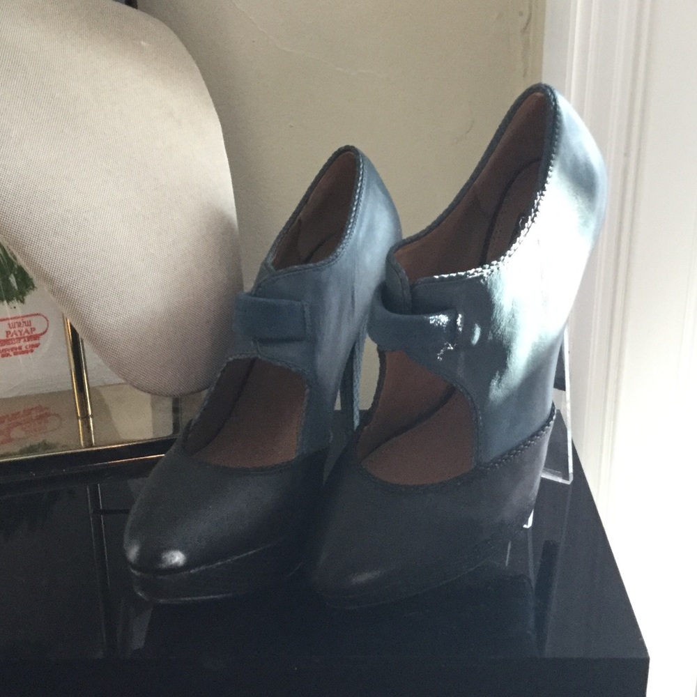 Ella Moss Blue Boots Booties Shooties Edelman