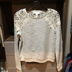 Forever 21 Lace Long Sleeve Tee