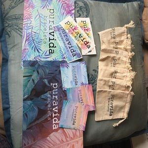 Pura Vida dust bags stickers logo bundle lot