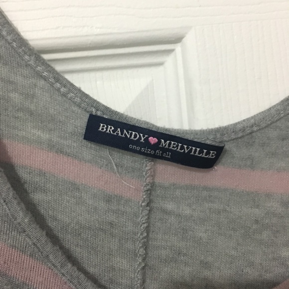 Brandy Melville striped tank (OS) - Picture 3 of 5
