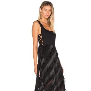 Brand new Rachel Zoe Fringe Gown