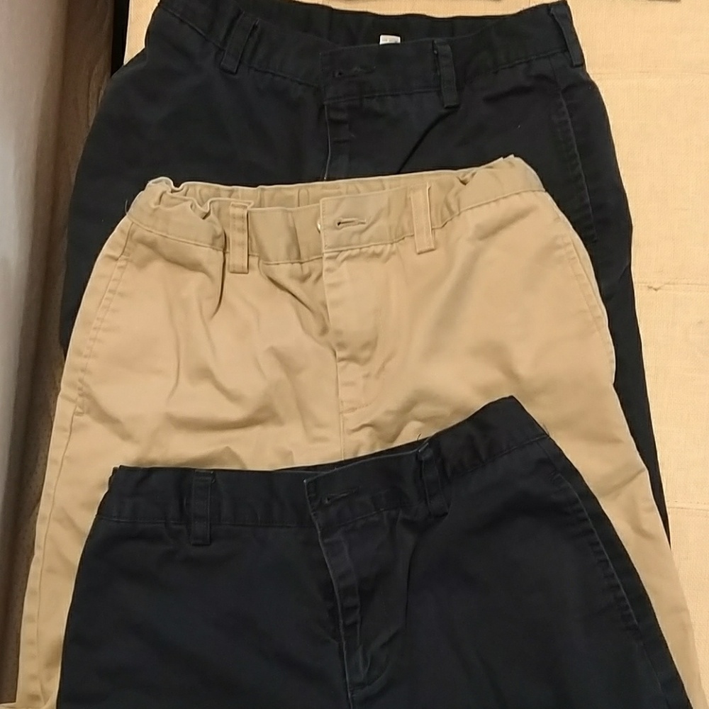 Set of 3 Land's End boys dress shorts