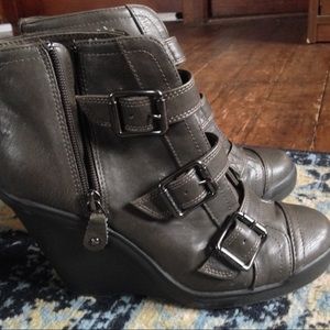 Vera Wang Bootie Wedges