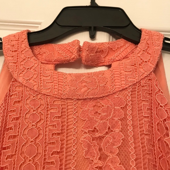 Coral Flowy Dress - Picture 4 of 4