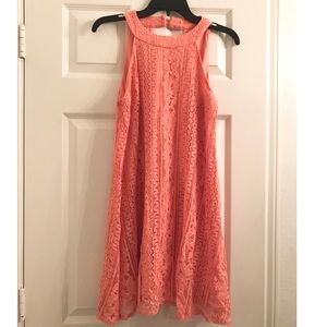 Coral Flowy Dress