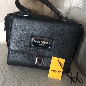 Valentino Amelie Leather & Suede handbag