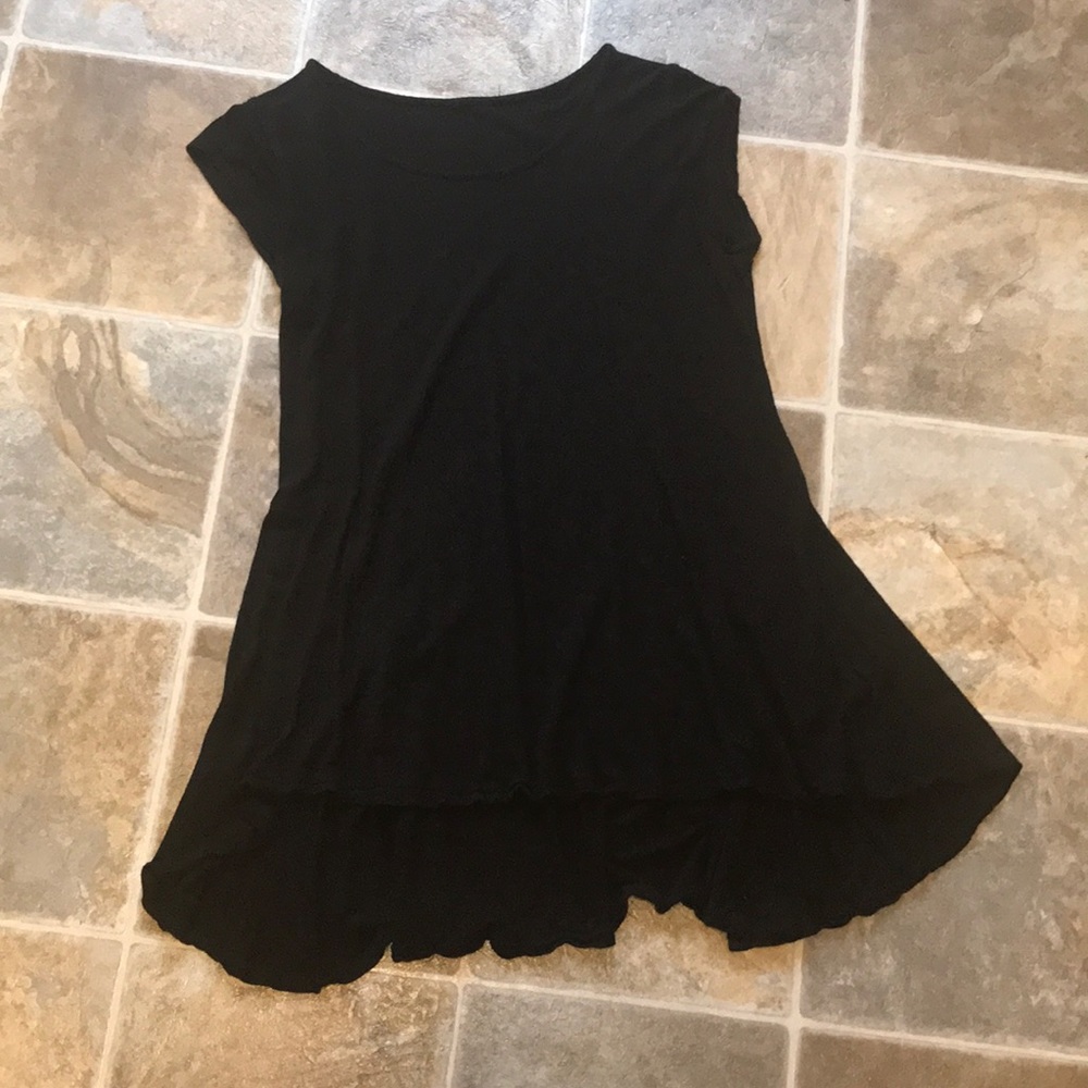 Trendy Loose fitting High Low top