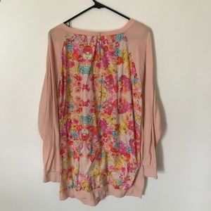 Handmade Floral Raglan Tunic