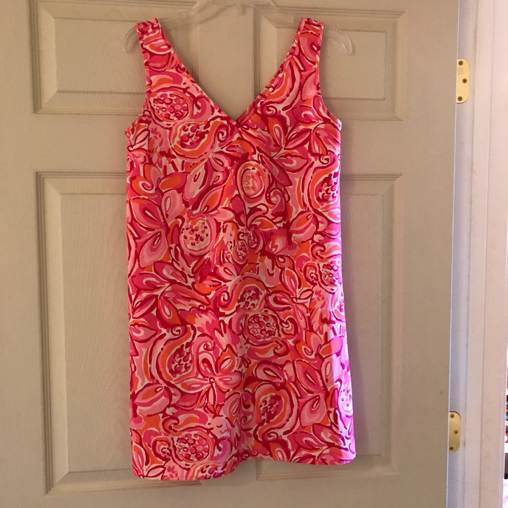 Lilly Pulitzer Calissa Dress Mango Salsa