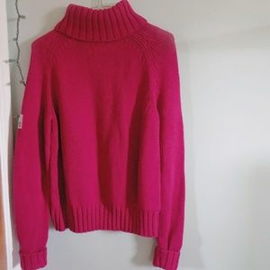 Hot Pink Calvin Klein Jeans Turtleneck