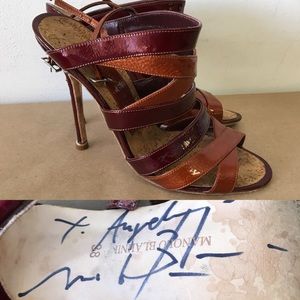 Signed/Autographed Manolo Blahnik Size 38/8 Heels!
