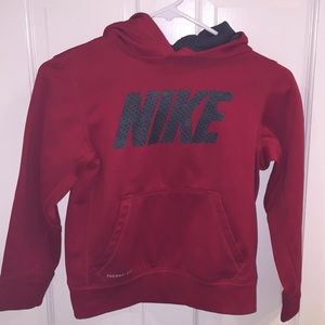 Boys Nike hooded sweatshirt size small
