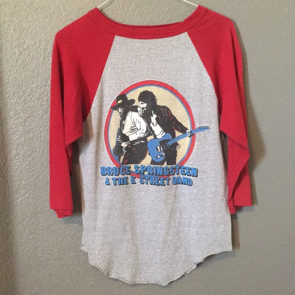 bruce springsteen baseball tee