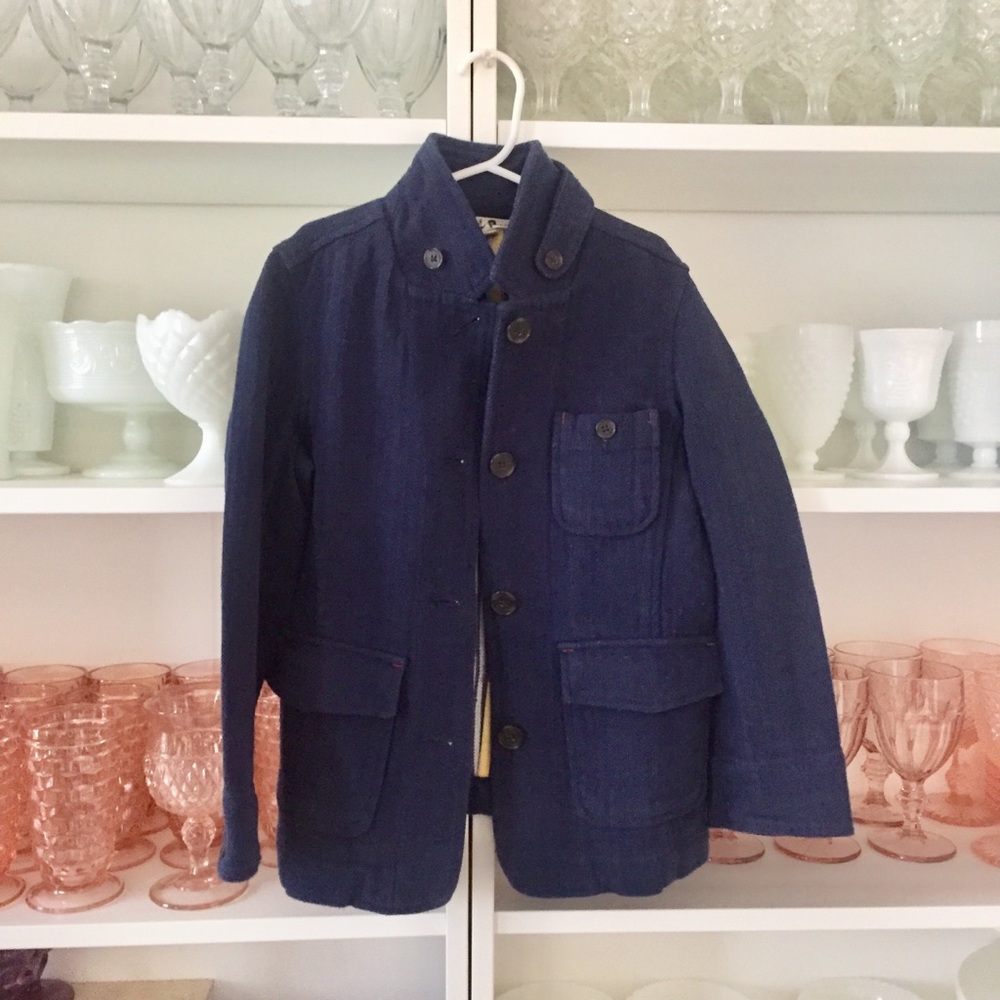 Dark Blue Pea Coat