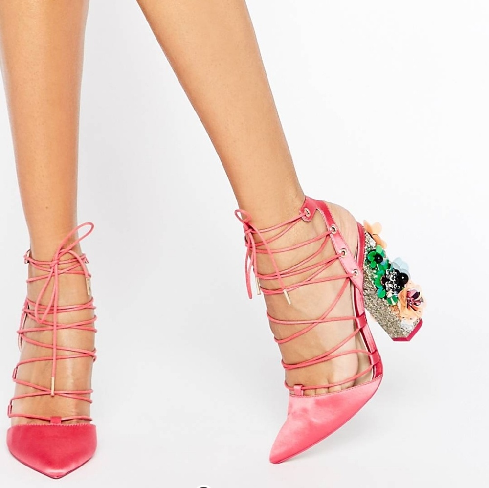 ASOS LACE UP HEELS