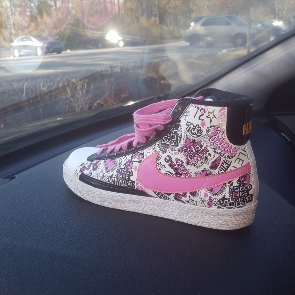 High top Nike blazers