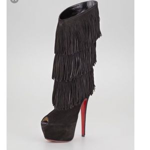 Your Highness Tina Fringe Red sole boot