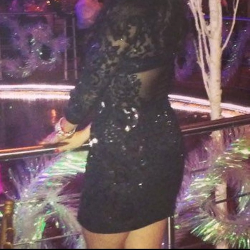 All Saints hand embellished dress