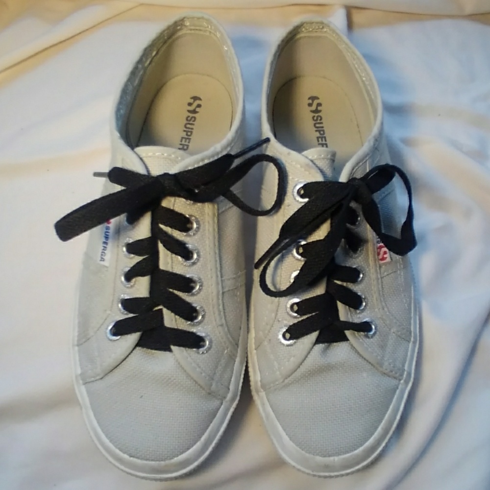 Superga classic gray shoes