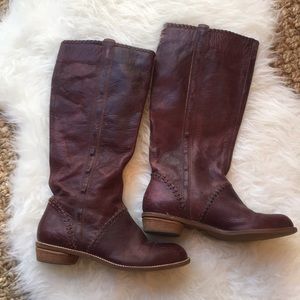 Lucky Penny Leather Boots