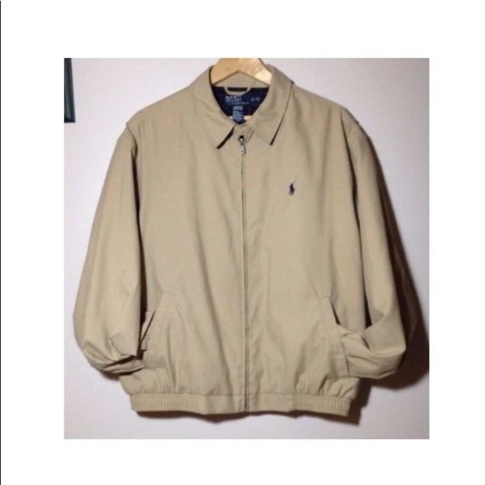 Ralph Lauren Polo Khaki Flannel Lined Jacket