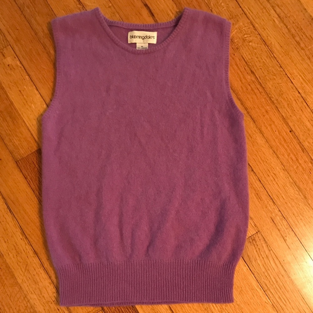 Bloomingdale's cashmere tank